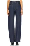 Slvrlake Cassie Distressed Edge Relaxed In Midnight Mile