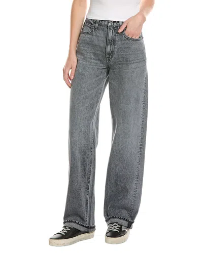 Slvrlake Cassie Full Moon Wide Leg Jean In Gray