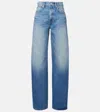 Slvrlake Cassie High-rise Barrel-leg Jeans In Blue