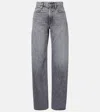 Slvrlake Cassie High-rise Wide-leg Jeans In Gray