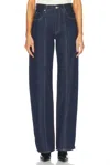 Slvrlake Cassie Raw Edge Jean In Midnight Mile In Blue