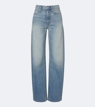 Slvrlake Cassie High-rise Wide-leg Jeans In Blue