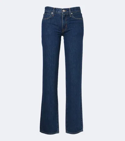 Slvrlake Chloe Straight Jeans In Blue