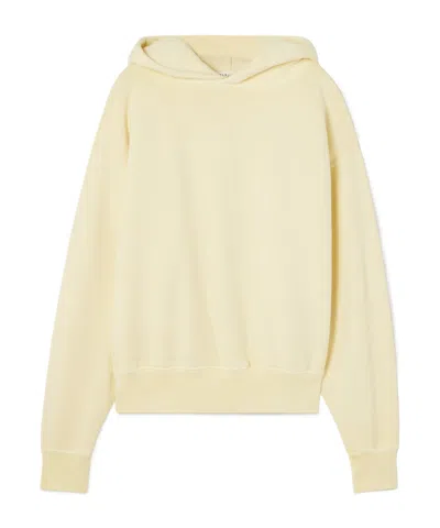 Slvrlake Cinch Cotton-jersey Hoodie In Neutral