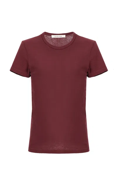 Slvrlake Cotton Baby Tee In Red