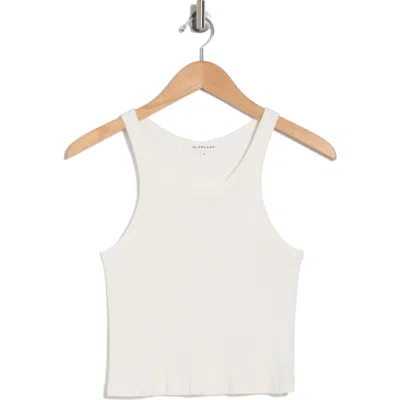 Slvrlake Cotton Ribbed Crop Tank In White