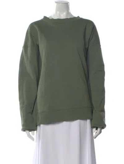 Pre-owned Slvrlake Crew Neck Long Sleeve Sweatshirt In Green