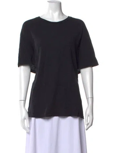 Pre-owned Slvrlake Crew Neck Short Sleeve T-shirt In Black