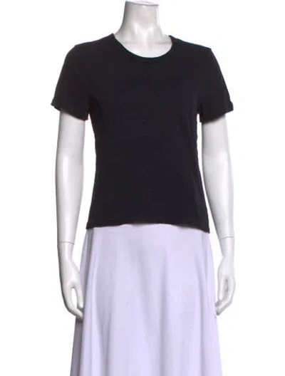 Pre-owned Slvrlake Crew Neck Short Sleeve T-shirt In Black