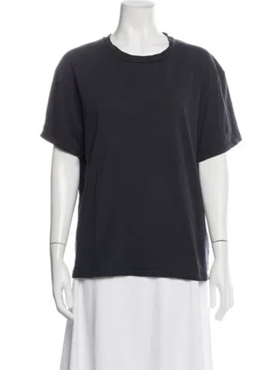 Pre-owned Slvrlake Crew Neck Short Sleeve T-shirt In Blue