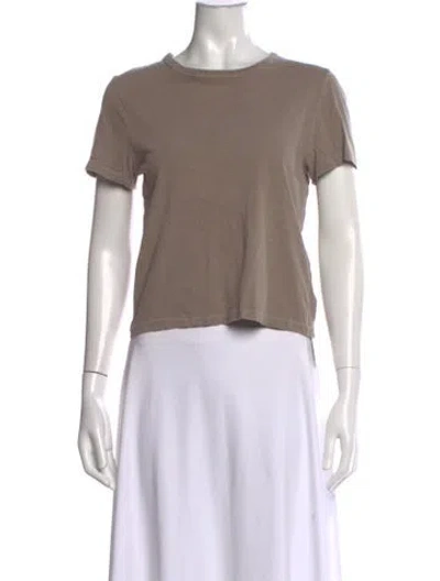 Pre-owned Slvrlake Crew Neck Short Sleeve T-shirt In Neutrals