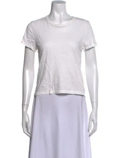 Pre-owned Slvrlake Crew Neck Short Sleeve T-shirt In White