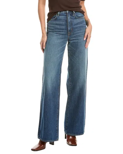 Slvrlake Denim Eva Wide Leg Jean In Blue
