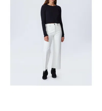 Slvrlake Denim Grace Crop Pants In White