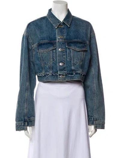 Pre-owned Slvrlake Denim Jacket In Blue