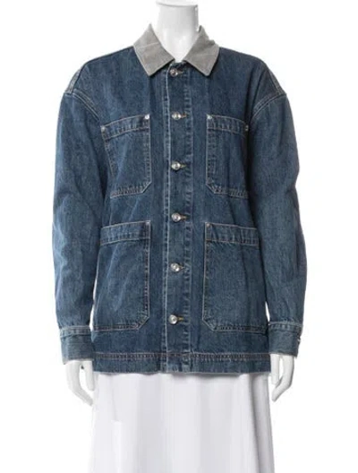 Pre-owned Slvrlake Denim Jacket In Blue
