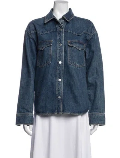 Pre-owned Slvrlake Denim Jacket In Blue