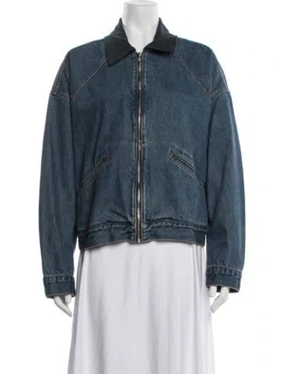 Pre-owned Slvrlake Denim Jacket In Blue