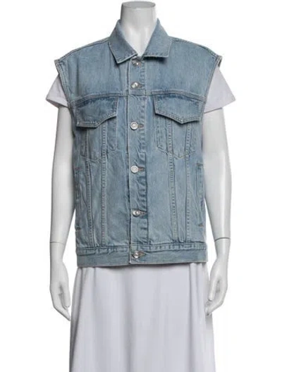 Pre-owned Slvrlake Denim Jacket W/ Tags In Blue