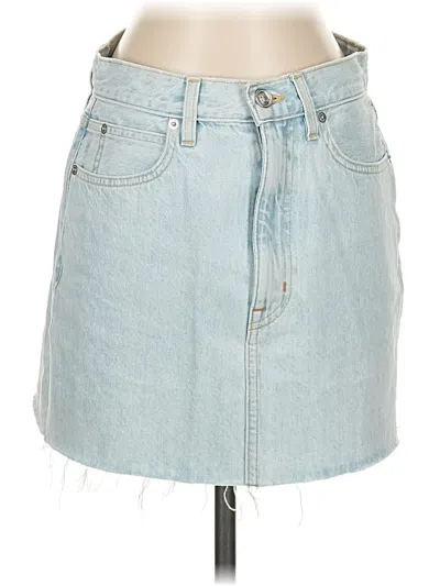 Pre-owned Slvrlake Denim Skirt In Blue