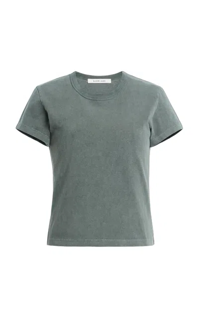Slvrlake Easy Cotton Tee In Green
