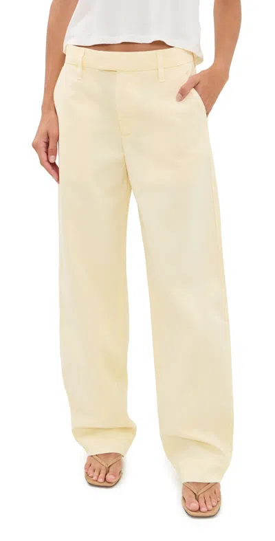Slvrlake Ella Chinos Paradise In Yellow
