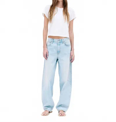 Slvrlake Ella Relax Curve Denim Jeans In Love Song In Neutral