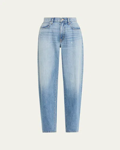 Slvrlake Ella Relaxed Mid-rise Jeans In Ltblue