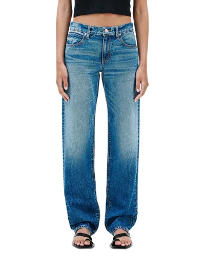 Slvrlake Ellie Low Rise Relaxed Tapered Jeans In Don't Look Back In Blue