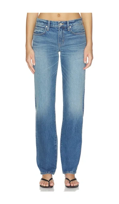 Slvrlake Ellie Straight Leg Jeans In Blue