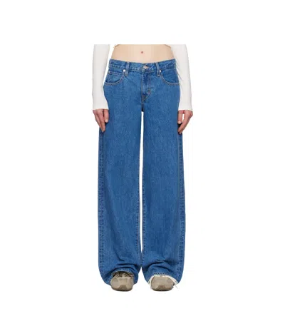 Slvrlake Five-pocket Denim Trousers In Blue