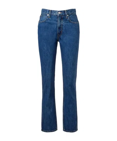 Slvrlake Five-pocket Denim Trousers In Blue