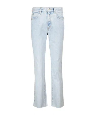 Slvrlake Five-pocket Denim Trousers In Blue