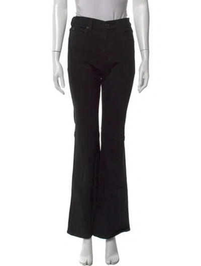 Pre-owned Slvrlake Flared Pants In Black