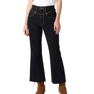 Slvrlake Frankie Double Yoke Jean In Night Flight In Black