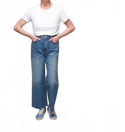 Slvrlake Grace Crop Jean In Blue Bird
