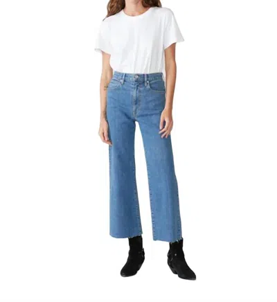 Slvrlake Grace Crop Jeans In Forever Blue