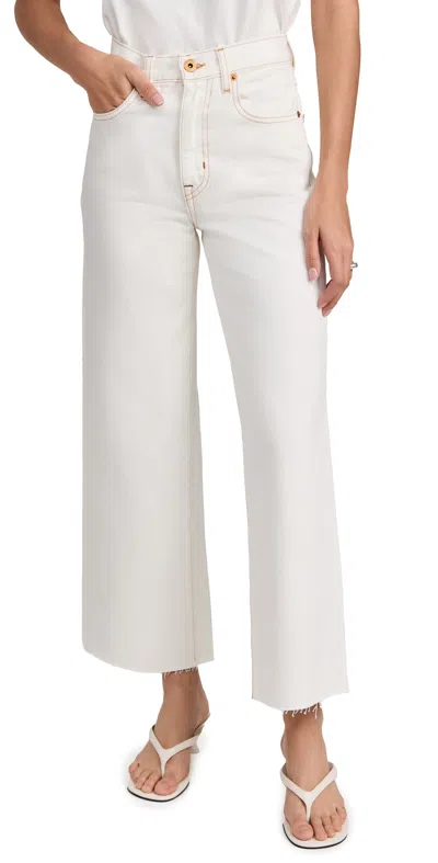 Slvrlake Grace Crop Jeans Natural White