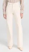 Slvrlake Sophie Rigid Mid-rise Long Straight-leg Jeans In White