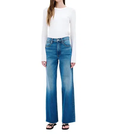 Slvrlake Grace High-rise Jean In River Runs Deep In Blue