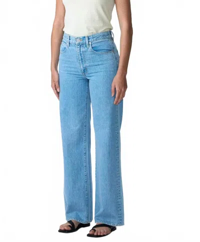 Slvrlake Grace High Rise Wide Leg Jean In Powder Blue