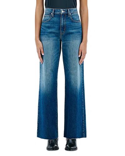 Slvrlake Grace High Rise Wide Leg Jeans In Big Dreamer In Blue