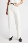 Slvrlake Grace High Waist Organic Cotton Denim Wide Leg Jeans