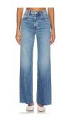 Slvrlake Grace Raw Hem High Waist Crop Wide Leg Jeans In Separate Ways