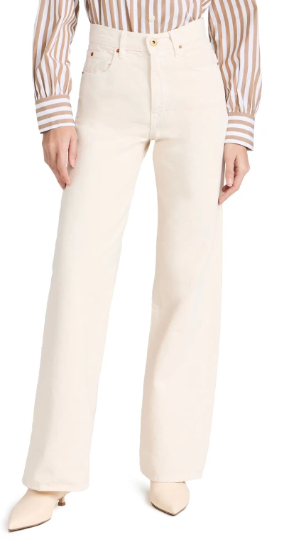 Slvrlake Grace Jeans Ecru In Beige