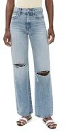 Slvrlake Grace Rigid High-rise Wide-leg Jeans In Blue