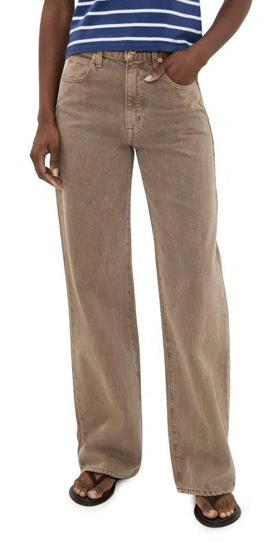 Slvrlake Grace Jeans Great Basin In Brown