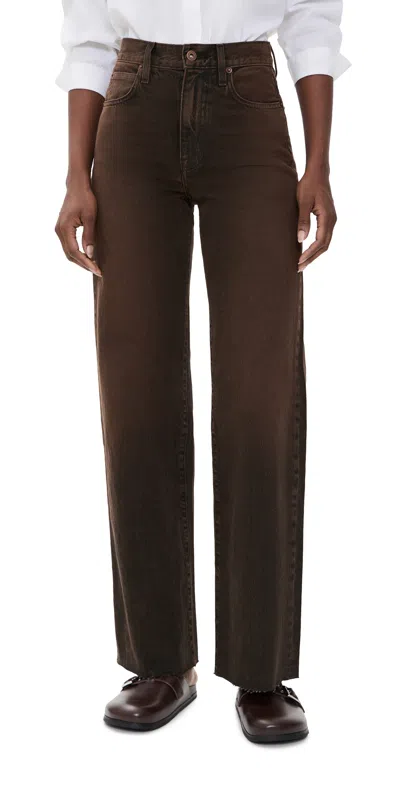 Slvrlake Grace Jeans Into The Woods In Brown