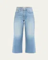 Slvrlake Grace Wide Ankle Jeans With Raw Hem