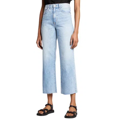 Slvrlake Grace Wide Leg Jean In Crosby In Blue